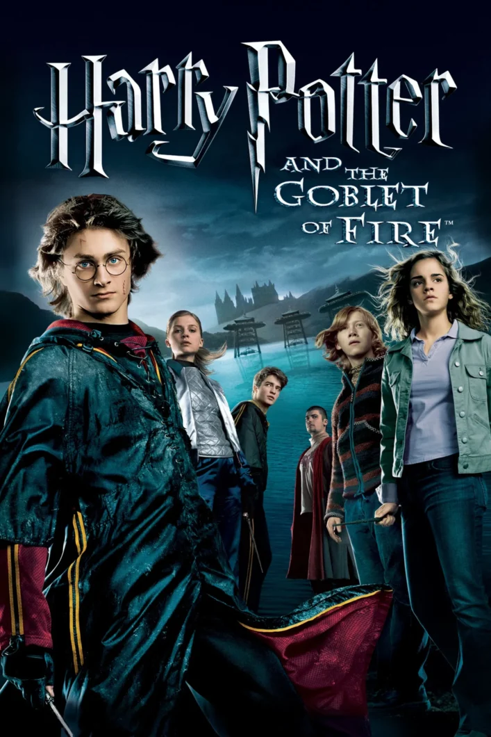 Harry Potter and the Goblet of Fire official movie poster featuring the Triwizard Tournament